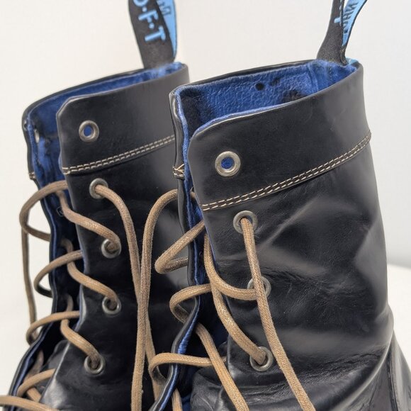 JOHN FLUEVOG Lace Up Leather Combat Boot Radio BBC Men\'s 8 (Or wm 9.5 or 10?) main image 4